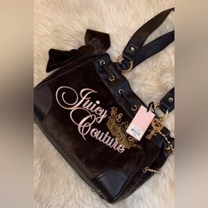 Juicy Couture Brown and Pink Daydreamer